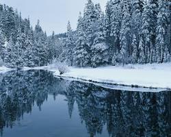 Image of Lake Tahoe, California in winter