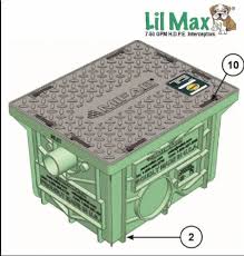 MI-G-2-PL-HDPE - LIL 10 Grease Interceptor Mifab 10 GPM, 20 ...