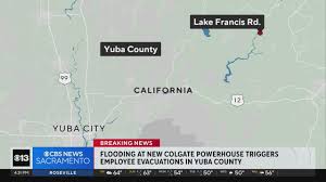 Employees at Yuba County hydropower facility evacuated due to flooding