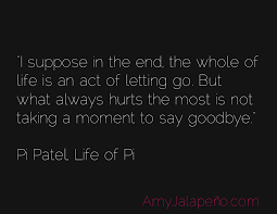 why saying goodbye is important (daily hot! quote) – AmyJalapeño! via Relatably.com