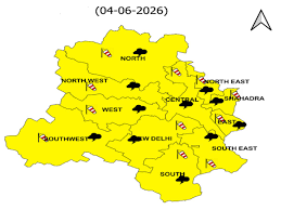 Delhi Weather Update Today (June 4): Clear Skies yet Rain Predicted? Yellow Alert Issued. Here’s what the IMD Weather Update says. Check Maximum and Minimum Temperature