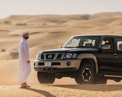 Nissan Patrol off-roading in the UAE