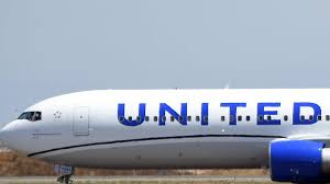 United Airlines Boeing 767 aircraft involved in an emergency landing at London Heathrow