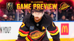 Canucks Wrap Up Homestand with Matchup Against Golden Knights in Second Game of a Back-to-Back - NHL.com