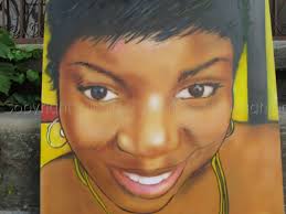 Contemporary Painting - &quot;portraitr of Lakisha &quot; (Original Art from Nathan J. James) - 2112605