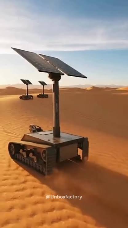 CHINA'S SOLAR TREE-PLANTING ROBOTS China is deploying ...