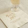 Wedding cocktail napkins