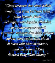 Hasil gambar untuk kata mutiara islam tentang cinta bergambar