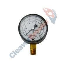 Pressure Gauge, 2-1/2" Dial, 0-20 Oz, 0-35" WC, 0-.09 kg/cm2