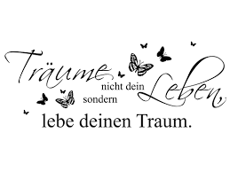 Verspieltes Wandtattoo Dein Traum von Wandtattoo.