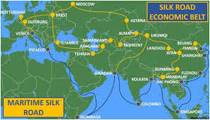 Hasil gambar untuk Political: Map of the One Belt One Road