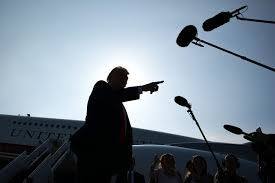 At White House Correspondents’ Dinner do-over, Trump meets a press corps under his pressure