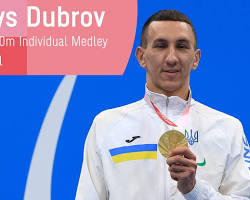 Image of athlete winning the men's 200m individual medley SM8