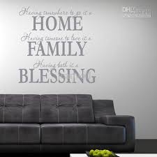 Home Family Blessing Wall Quote Decal Decor Sticker Lettering ... via Relatably.com