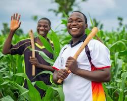 Image of Family visiting a farm in Nigeria