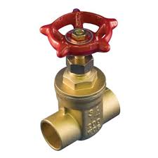 Aqua-Dynamic Gate Valve 1/2 Inch Brass Solder | The Home ...