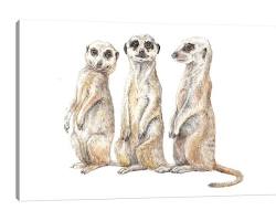 unique meerkat art pieceの画像