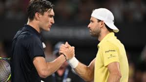 ATP Brisbane: Collignon Defeats Dimitrov, Kovacevic & Mpetshi Perricard Advance