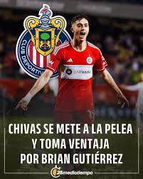 Chivas toma ventaja sobre América y Rayados por Brian Gutiérrez