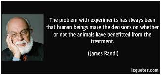 The problem with experiments has always been that human beings ... via Relatably.com