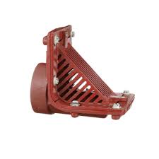 R1300T Scupper Drain with Angle Grate and Threaded Outlet ...