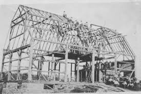 Image result for barn raising