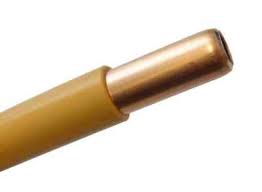 10mm Yellow Plastic Coated Copper Pipe For Gas 50mm-10m ...