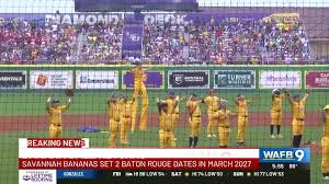 Savannah Bananas set for two 2027 games in Baton Rouge