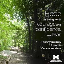 Hopeful Quotes | Words of Hope | University of Michigan ... via Relatably.com