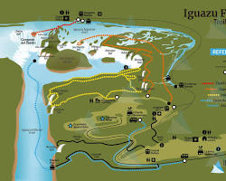 Immagine di Hiking trails at Iguazu Falls