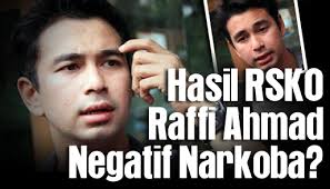 FOTO [UPDATE] HASIL RSKO RAFFI ACHMAD TIDAK TERBUKTI PEMAKAI Youtube Hasil RSKO raffi tidak Terbukti