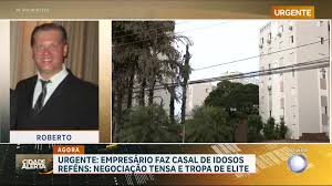 Tensão no Paraná: empresário faz casal de idosos refém após briga com a esposa