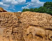 Image of Arjuna's Penance in Mahabalipuram