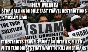 Image result for the 7 countries banned from visa