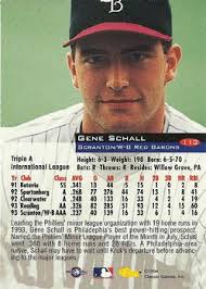 1994 Classic #113 Gene Schall Back - 8464-113Bk