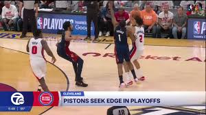 Pistons seek edge in playoff series with Cleveland