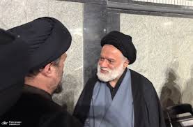 سیدحسن خمینی و سیدمصطفی خامنه‌ای در مراسم بزرگداشت رهبر شهید + تصاویر