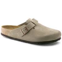 Boston Suede Soft Footbed Clog - Regular Width – Pennyworth's