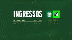 Ingressos a partir de 20 reais para clássico contra o Santos na Arena Barueri