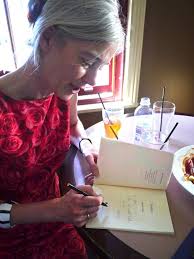 Stephen Edgar launched Tempo by Sarah Day (Puncher &amp; Wattmann) at the Friend in Hand Hotel on 14th October 2013. Sarah Day signs a copy of Tempo at the ... - sarah-day-pic