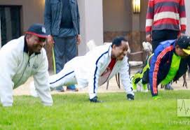 Image result for pastor chris during fitness exercise
