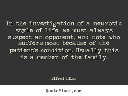 Alfred Adler picture quotes - In the investigation of a neurotic ... via Relatably.com