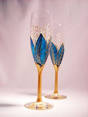 Hand Painted Champagne Glasses eBay