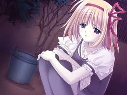 Résultat de recherche d'images pour "fille manga triste"