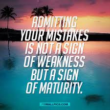 Image result for admit a mistake