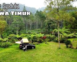 Gambar Area camping ground di Coban Talun yang luas dan sejuk