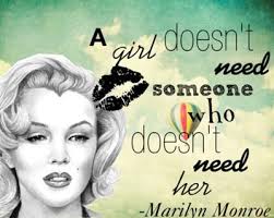 Marilyn Monroe Quotes Tumblr and Sayings a wise girl about life ... via Relatably.com