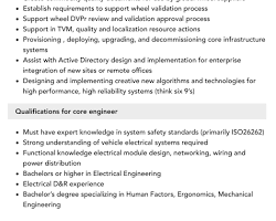 Image of Core engineering job