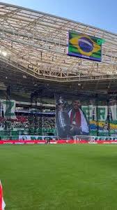 No detalhe, a homenagem da torcida do Palmeiras para o Gustavo Gómez!