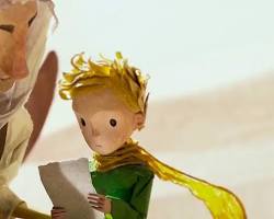 pilot crashes in the Sahara Desert and meets the little prince, The Little Prince resmi